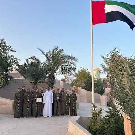 جناح الإمارات في إكسبو الدوحة أفضل الأجنحة المبنية ذاتيا. الصورة من wam