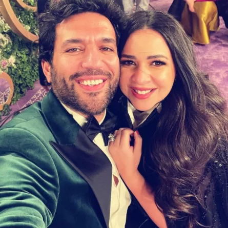 إيمي سمير غانم وحسن الرداد - الصورة من حسابه على إنستغرام