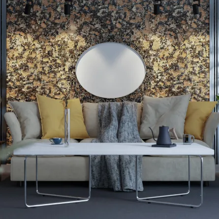 الحجر الطبيعي يكسو الجدار