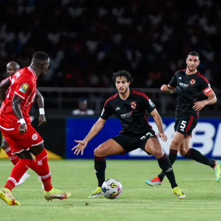 لقطات من مباراة  الأهلي وسيمبا في دوري أبطال إفريقيا - الصورة من حساب نادي الأهلي على منصة إكس