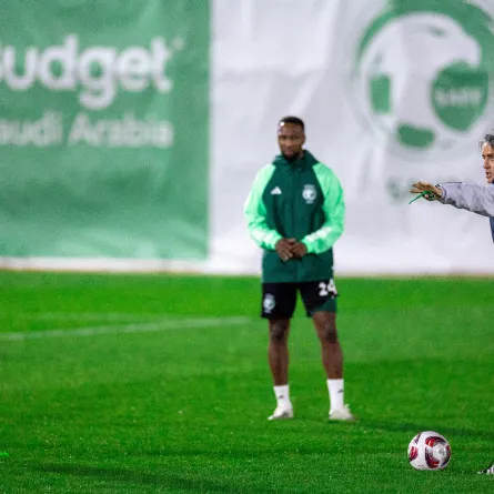 تدريبات المنتخب السعودي داخل المعسكر - الصورة من حساب المنتخب السعودي على منصة إكس