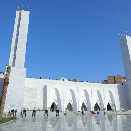  أول جامع في العالم بُني بتقنية الطباعة ثلاثية الأبعاد في الجوهرة
