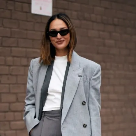 الجاكيت المنسق مع المعطف- مصدر الصورة Launchmetrics/Spotlight ©  