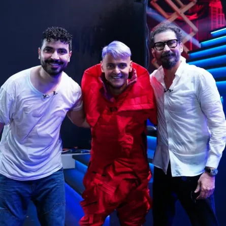 أحمد عيد ومحمد أنور من برنامج رامز جاب من الأخر - الصورة من حساب رامز جلال على موقع X