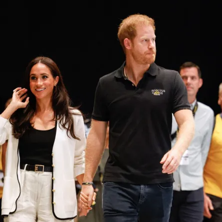 ميغان والأمير هاري في ألعاب Invictus 2023 في دوسلدورف بغرب ألمانيا (Meghan and Prince Harry at the 2023 Invictus Games in Duesseldorf, western Germany). مصدر الصورة: Odd ANDERSEN / AFP 
