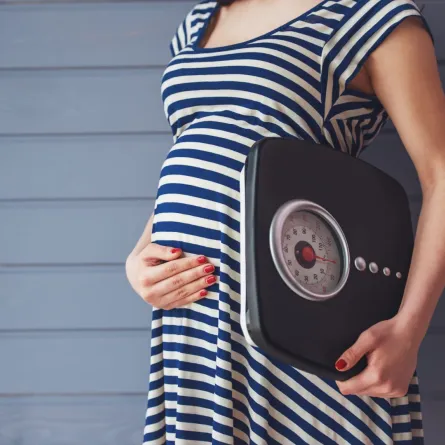 صورة لزيادة وزن الحامل