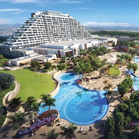 البناء الخارجي نتجع "مدينة الأحلام المتوسطية" في ليماسول