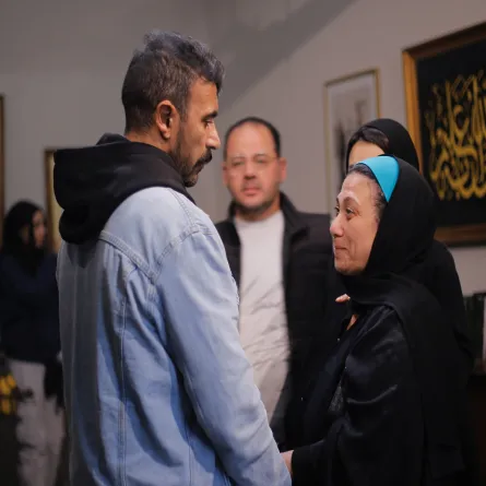 احمد العوضى وسلوى عثمان من كواليس حق عرب