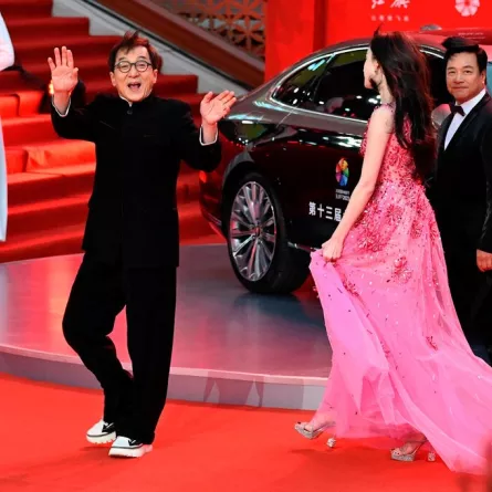 جاكي شان Jackie Chan في مهرجان BJIFF (مصدر الصورة:  Jade GAO / AFP)