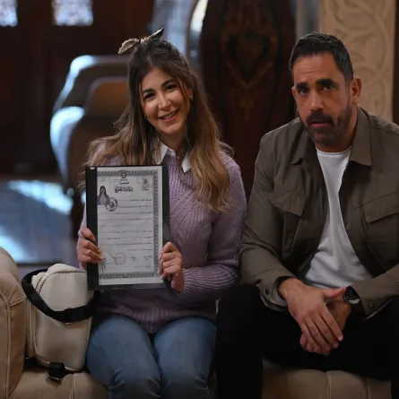 أمير كرارة وملك قورة - الصورة من المكتب الإعلامي للشركة المتحدة