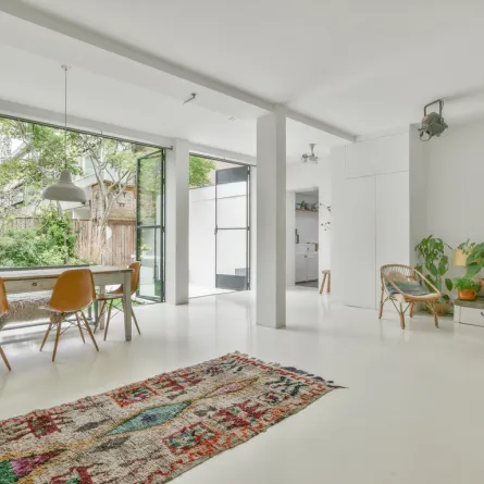 نموذج عن التصميم الداخلي العضوي الحديث