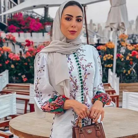 تسنيم أبو سيدو- الصورة من حساب المؤثرة على انستغرام