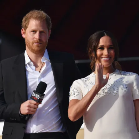 الأمير هاري وميغان ماركل في الحديقة الكبرى، سنترال بارك في مدينة نيويورك (Prince Harry and Meghan Markle at the Great Lawn, Central Park in New York City). مصدر الصورة: Angela Weiss / AFP