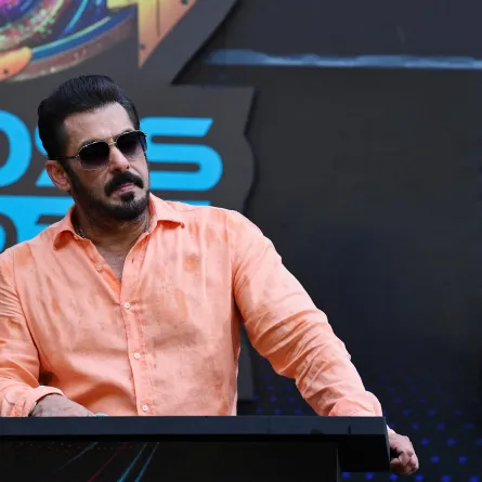 سلمان خان  Salman Khan في فعالية Bigg Boss OTT season 2 في مومباي (مصدر الصورة: SUJIT JAISWAL / AFP)