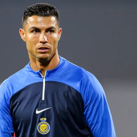 كريستيانو رونالدو Cristiano Ronaldo  في أرض الملعب (مصدر الصورة: Mohammed ALSHEHRI / AFP)