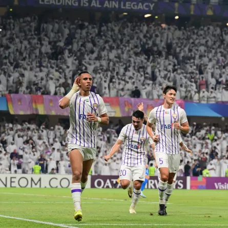 فوز العين الإماراتي على الهلال السعودي. الصورة من الحساب الرسمي لنادي العين على منصة x 