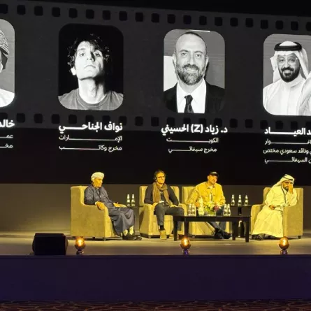 على هامش الندوة ضمن فعاليات المهرجان السينمائي الخليجي - خاص سيدتي- تصوير زكية البلوشي