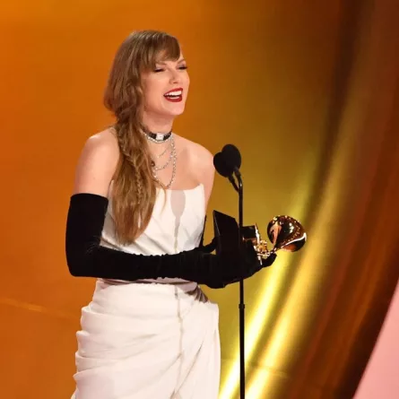 تايلور سويفت  Taylor Swift في حفل الغرامي (مصدر الصورة:  Valerie Macon / AFP)