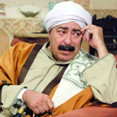 الفنان صلاح السعدني - الصورة لقطة شاشة من أحد أعماله الدرامية