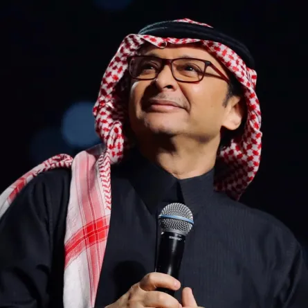 عبد المجيد عبدالله في موسم الرياض- الصورة من المركز الاعلامي ل روتانا