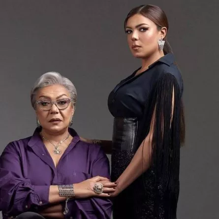 ناهد السباعي ووالدتها- الصورة من حساب ناهد السباعي على إنستغرام