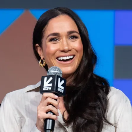ميغان ماركل في مركز مؤتمرات أوستن في أوستن، تكساس ( Meghan at the Austin Convention Center in Austin, Texas). مصدر الصورة: SUZANNE CORDEIRO / AFP
