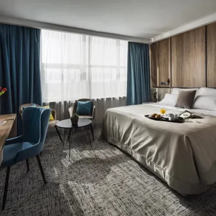 لقطة لإحدى الغرف في غراند هوتيك زغرب