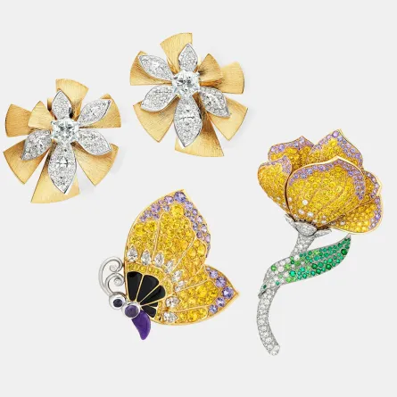 مجوهرات مستوحاة من الطبيعة من أشهر الدور العالمية