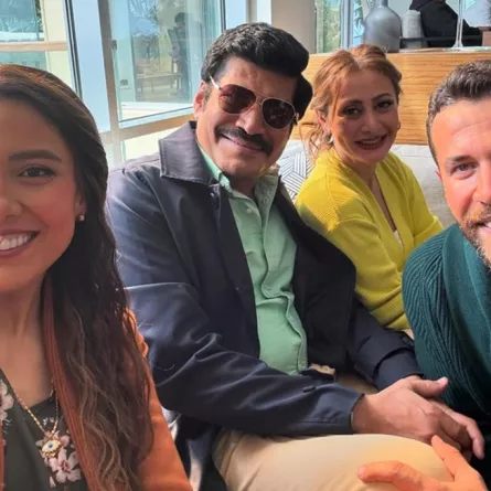 أبطال مسلسل "العتاولة"- الصورة من حساب الفنانة منة تيسير الخاص على إنستغرام