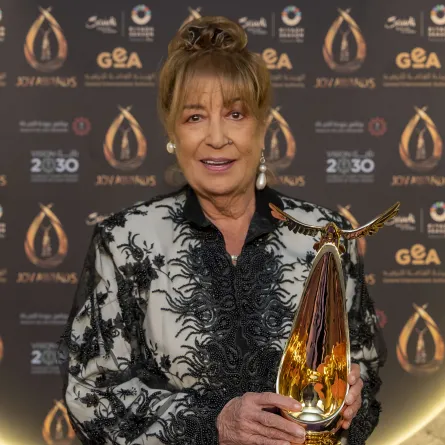 منى واصف- الصورة من المكتب الإعلامي للـ mbc