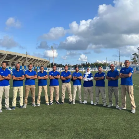 شيخة الخاطري ضمن حكام "القوس والسهم". الصورة من wam