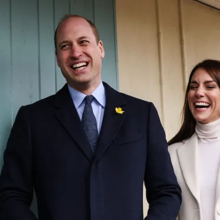 الأمير ويليام Prince William والأميرة كيت ميدلتون Catherine, Princess of Wales- (مصدر الصورة: IAN VOGLERPOOL AFP)