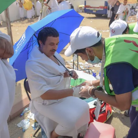 فتح باب التطوع للبرنامج الصحي التطوعي بالحج