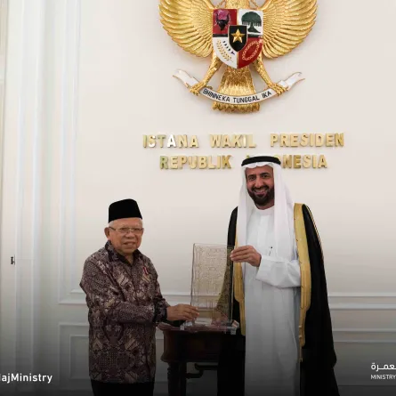 وزير الحج والعمرة الدكتور توفيق بن فوزان الربيعة، في زيارة إلى جمهورية إندونيسيا - مصدر الصورة حساب وزارة الحج على منصة إكس