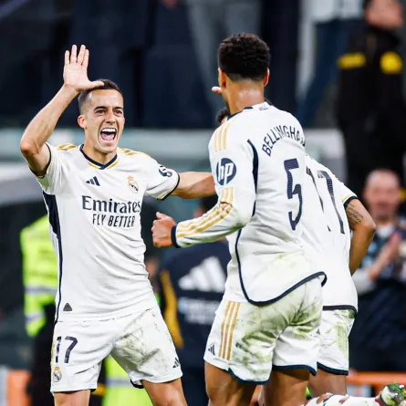 ريال مدريد يحرم برشلونة من الفوز في الدوري الإسباني بثلاثية - الصورة من حساب ريال مدريد على إكس