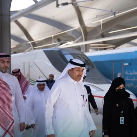 تجربة التاكسي الطائر في موسم حج 1445 - الصورة من حساب وزارة النقل والخدمات اللوجستية على منصة إكس