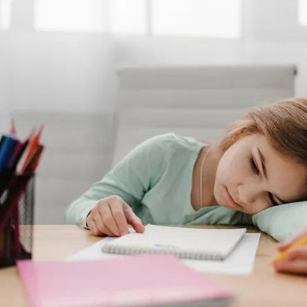 الطفل الكسول 