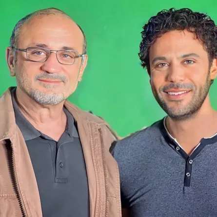 محمد إمام والمخرج شريف عرفة من كواليس التصوير- الصورة من صفحة محمد إمام على الفيسبوك
