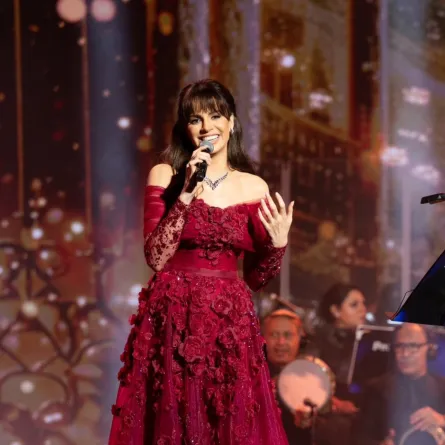 آمال ماهر - الصورة من الشركة المنظمة للحفل