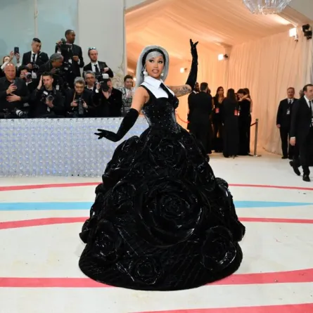 كاردي بي Cardi B في حفل ميت غالا 2023 (مصدر الصورة: Angela WEISS / AFP)