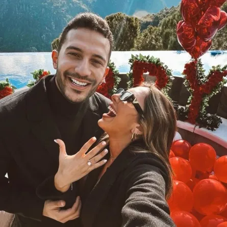 لينا الطهطاوي ومحمد فرج- الصورة من حساب محمد فرج على إنستغرام