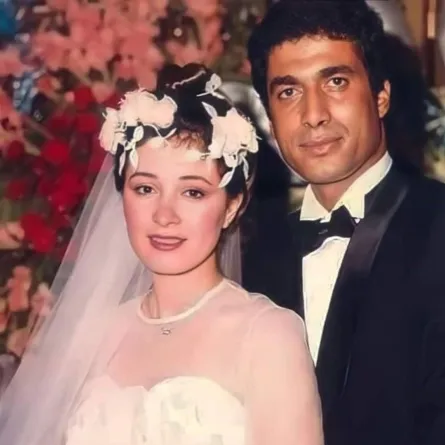 أحمد زكي وهالة فؤاد - صورة أرشفية