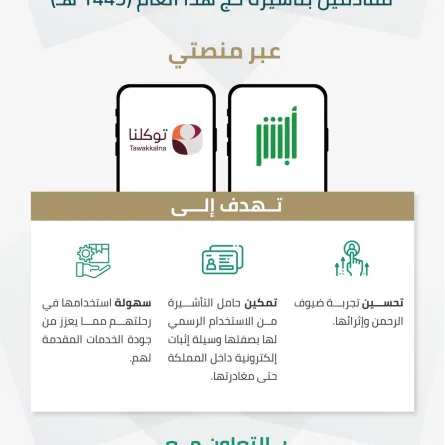 وزارة الداخلية تطلق خدمة الهوية الرقمية للقادمين بتأشيرة حج هذا العام 1445هـ