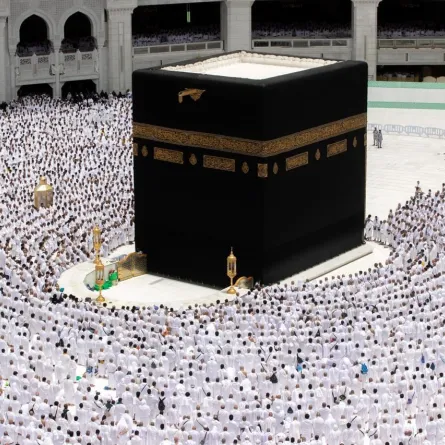 المسجد الحرام. الصورة من الحساب الرسمي لرئاسة الشؤون الدينية بالمسجد الحرام والمسجد النبوي على منصة x 