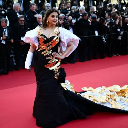 آيشواريا راي Aishwarya Rai في مهرجان كان السينمائي 2024 (مصدر الصورة: CHRISTOPHE SIMON / AFP)