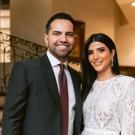 ريم سامي وزوجها - الصورة من حسابها على إنستغرام