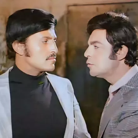 سمير غانم مع سمير صبري في أحد أعمالهما- صورة أرشيفية