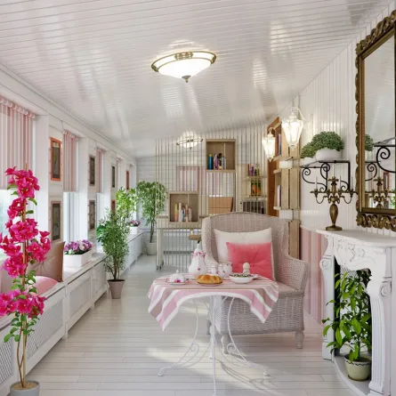 الألوان الهادئة أساس الطراز الفرنسي