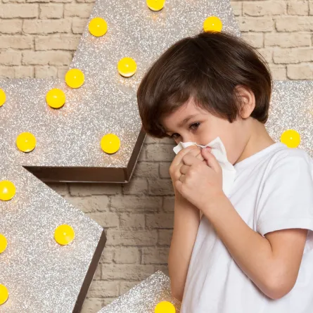 صورة لطفل مريض