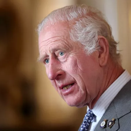 الملك تشارلز الثالث King Charles III في قصر باكنغهام (مصدر الصورة:  Chris Jackson / POOL / AFP)